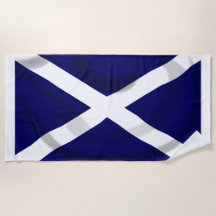Serviette écossaise Saltire Beach