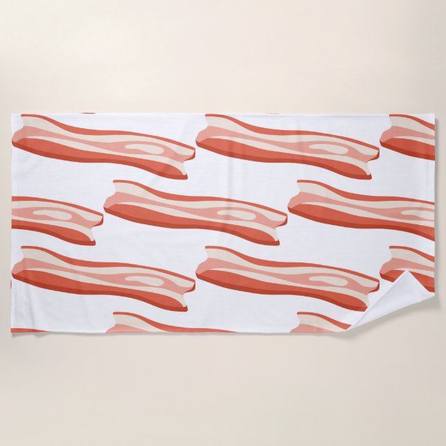 De Plage Serviette folle Bacon Me (Devant)