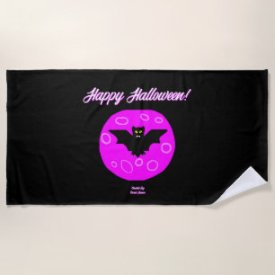 De Plage Serviette Halloween Bat Beach