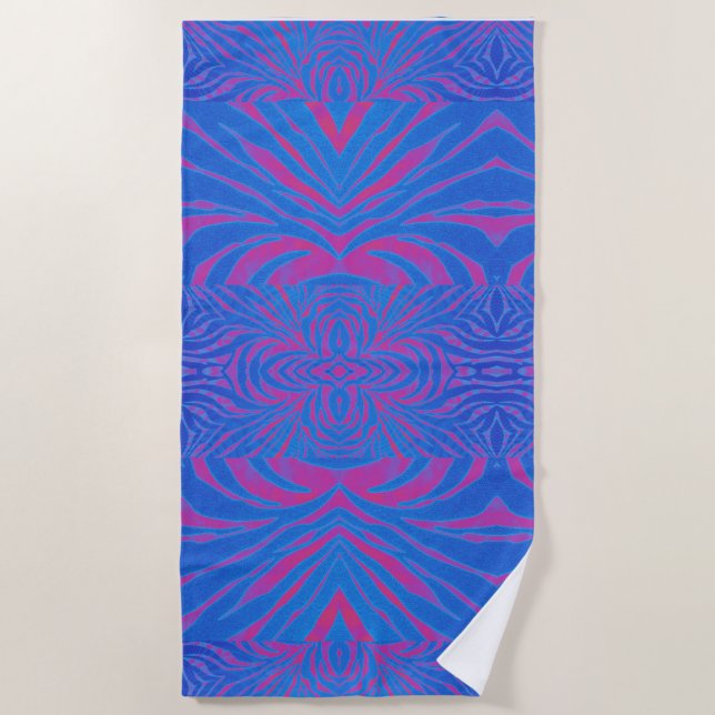 De Plage Tiger Tiger Tiger Trappe tendance serviette (Devant)