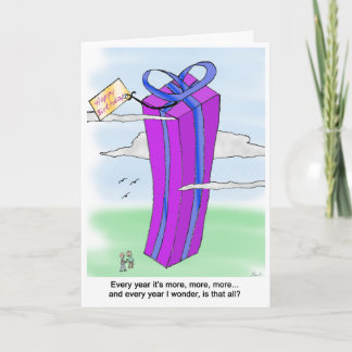 De plus en plus drôle Carte d'anniversaire