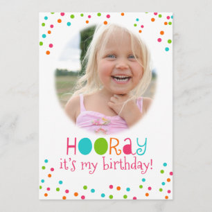 De polka de point de partie invitation de photo