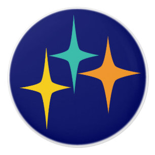 De Porte En Céramique Cinquante-neuf - bouton triple étoile