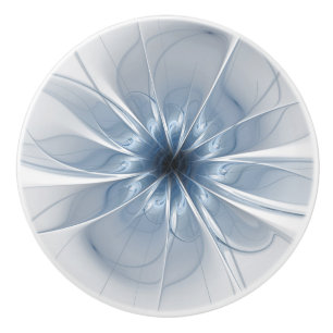 De Porte En Céramique fansy fractal fleur ceramique bouton