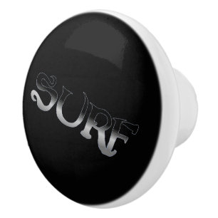 De Porte En Céramique Surf noir incliné fade ceramique bouton