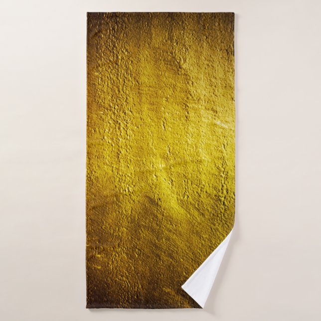 De près? jaune? mur? texture ? pour ? VINTAGE ? Do (Serviette de bain)