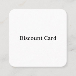 De Réduction Créez Votre Propre Carte à Rabais Simple Arrondie