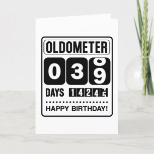 De Remerciements 39e Anniversaire Carte Oldometer