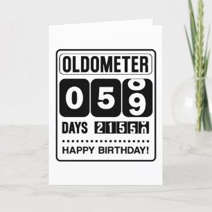 De Remerciements 59e Anniversaire Carte Oldometer