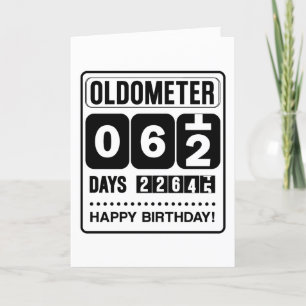 De Remerciements 62e Anniversaire Carte Oldometer
