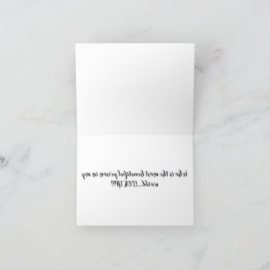 De Remerciements A 108 - Carte Miroir - Belle personne
