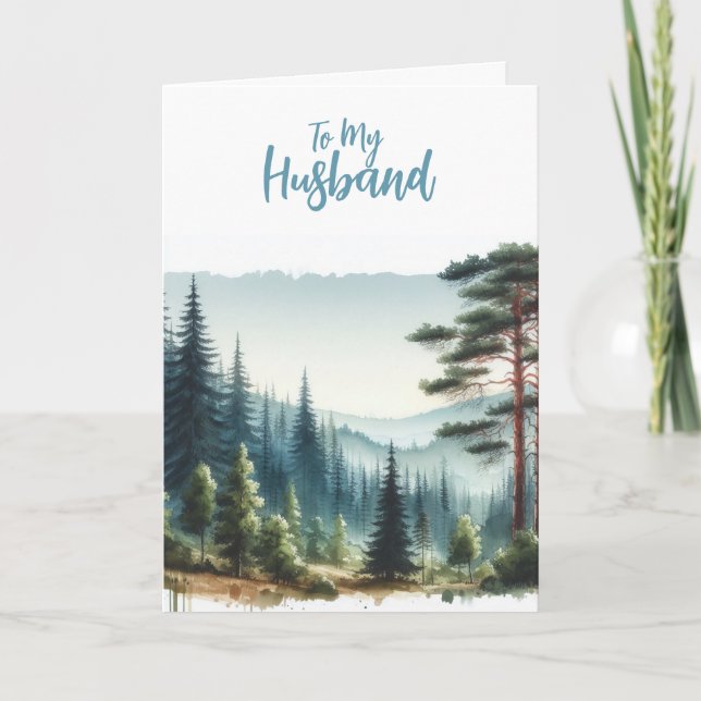 De Remerciements À Mon Mari Obtenez Bonne Carte (Devant)