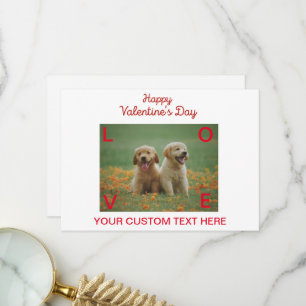 De Remerciements À mon poulain, carte Heureuse Sainte-Valentin