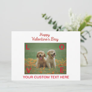 De Remerciements À mon poulain, carte Heureuse Sainte-Valentin