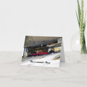 De Remerciements Arrêter la carte sans-abri maintenant