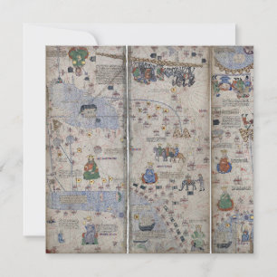 De Remerciements Atlas Catalan Carte du Monde 14ème c. Abraham Cres