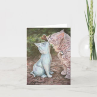 De Remerciements Baisers à papillon carte pour notes plié 4 po x 5,