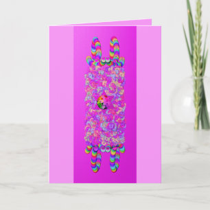 De Remerciements Bat mitzvah floral מָ גֵ ן וִ carte דָ ד