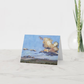 De Remerciements Belle carte d'art Cloud Blank