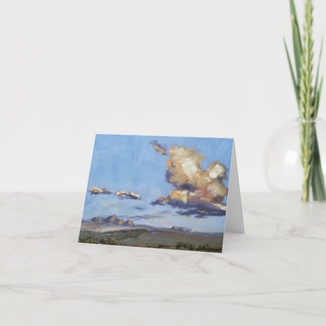De Remerciements Belle carte d'art Cloud Blank (Devant)