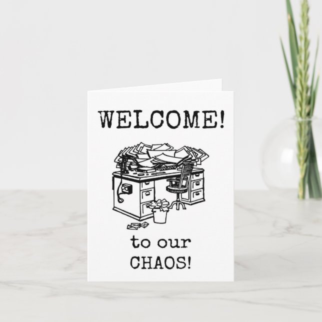 De Remerciements Bienvenue nouvel employé, carte d'équipe (Devant)