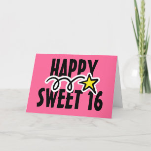 De Remerciements Bonne Carte Anniversaire Pour Sweet sixteen (16)