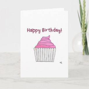 De Remerciements Bonne carte Cupcake 2 Anniversaire