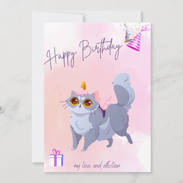 De Remerciements Bonne carte d'anniversaire (Devant)