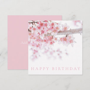 DE REMERCIEMENTS BONNE CARTE D'ANNIVERSAIRE : CHERRY BLOSSOMS