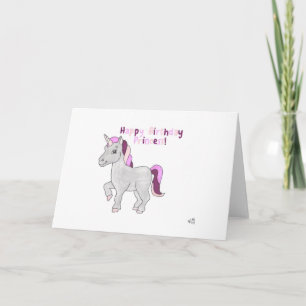 De Remerciements Bonne carte Unicorn 2 Anniversaire