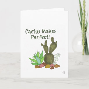 De Remerciements Cactus Donne Une Carte Parfaite
