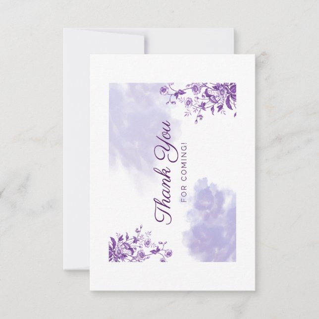 DE REMERCIEMENTS CARTE (Devant)