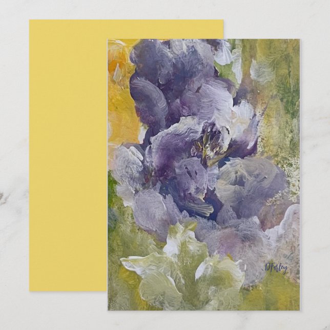 De Remerciements Carte à billets plats Think Spring (Devant / Derrière)