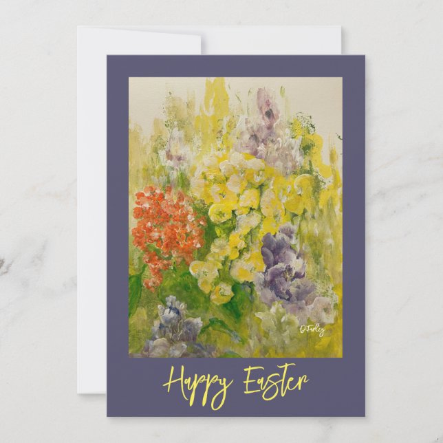 De Remerciements Carte à plat Printemps (Devant)