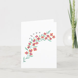 De Remerciements Carte Agape