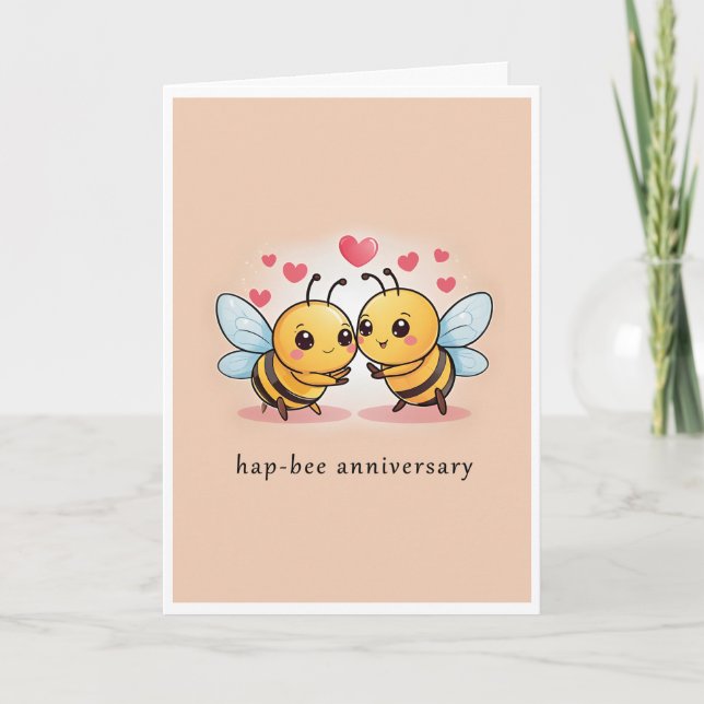 De Remerciements Carte Anniversaire Bumble Bee (Devant)