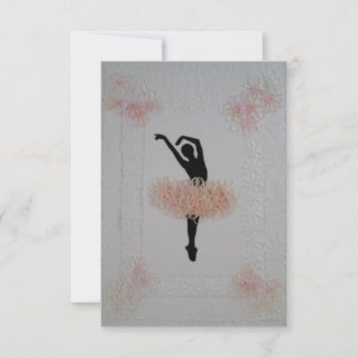 De Remerciements Carte Ballerina All Occasion