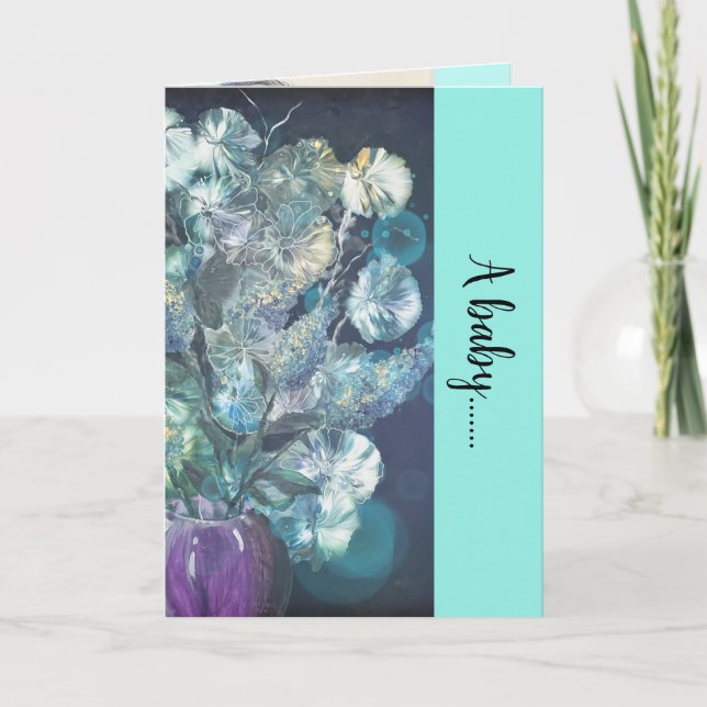 De Remerciements Carte bébé pliée (Devant)