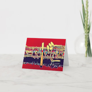 De Remerciements Carte blanche Arty Oboe