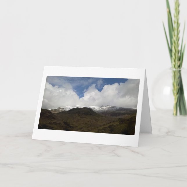 De Remerciements Carte blanche Welsh Mountain (Devant)