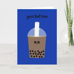 De Remerciements Carte Boba Drink #1