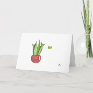 De Remerciements Carte Cactus