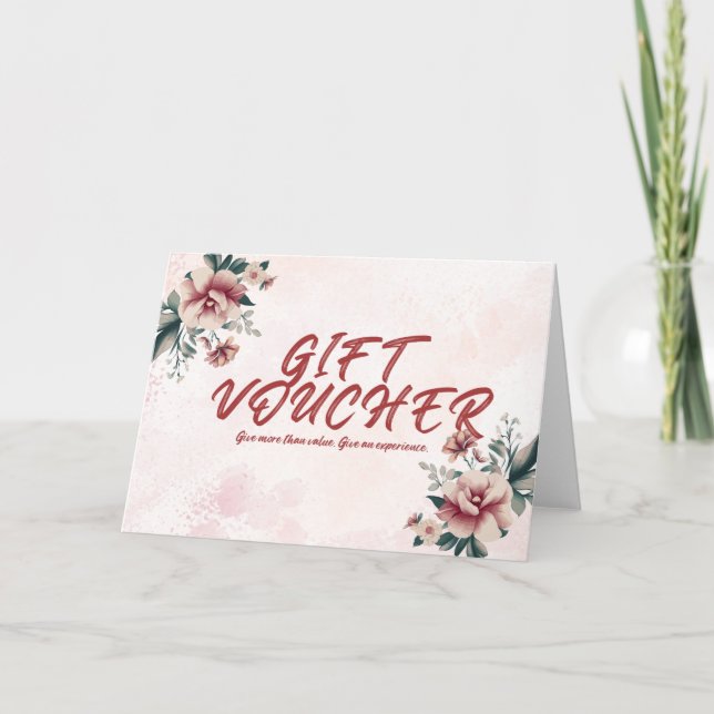 De Remerciements Carte Cadeau Moderne (Devant)