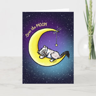 De Remerciements Carte Chat Lunar Love Ragdoll