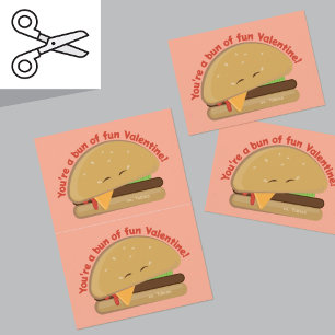 De Remerciements Carte Cheeseburger Cuttable pour enfants Saint-Val