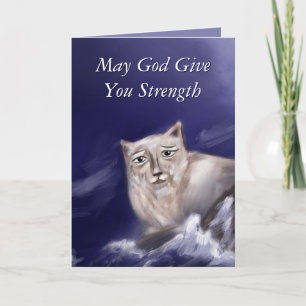 De Remerciements Carte Christian Sympathy