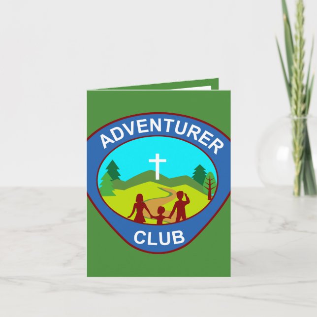 De Remerciements Carte Club Adventurier (Devant)