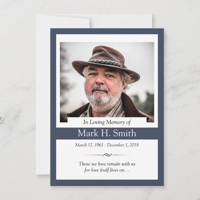 De Remerciements Carte commémorative (Devant)