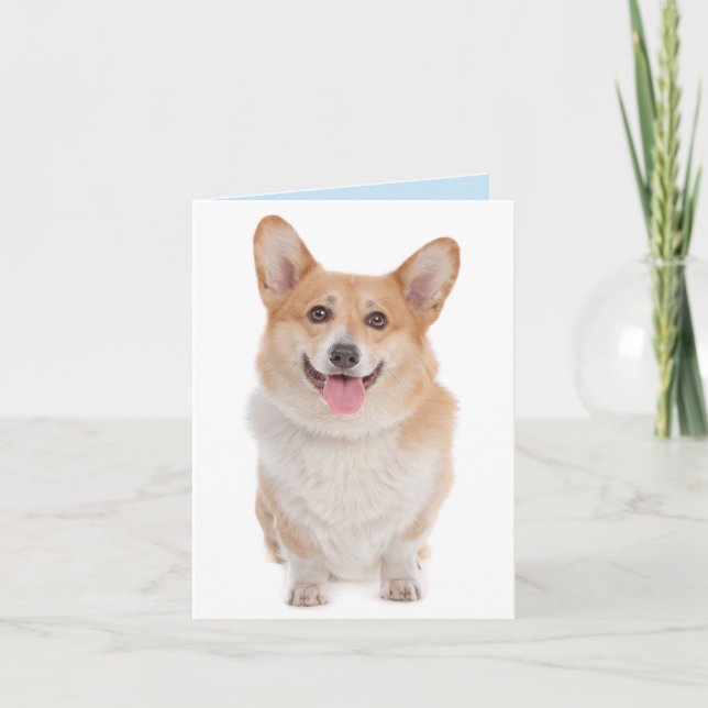 De Remerciements Carte Corgi (Pembroke Welsh) (Devant)
