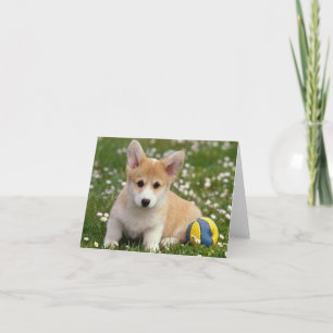 De Remerciements Carte Corgi (Pembroke Welsh)